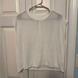 SHEIN White Knit Top